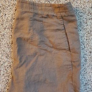 J.Jill cropped 100% Linen pants - wide leg